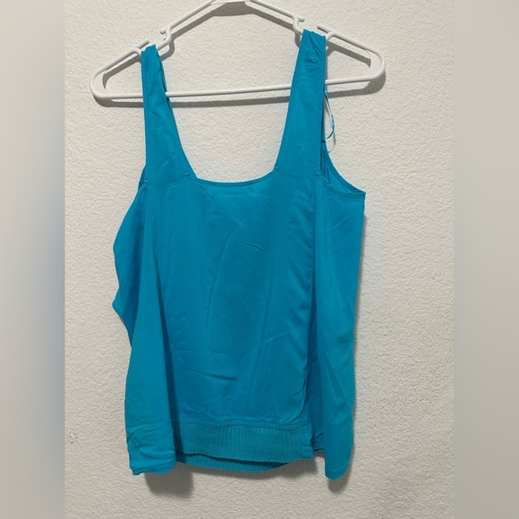 Zara Blue Ruffled Y2K Top size S - Picture 3 of 7